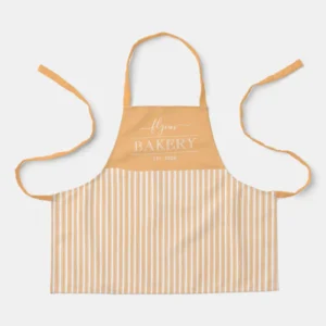 Solid Stripes Editable Color Custom Kid Apron